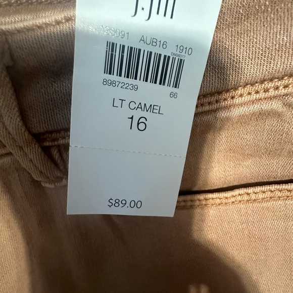 J.Jill Slim Ankle Pants - Light Camel, Size 16, NWT - Picture 4 of 13